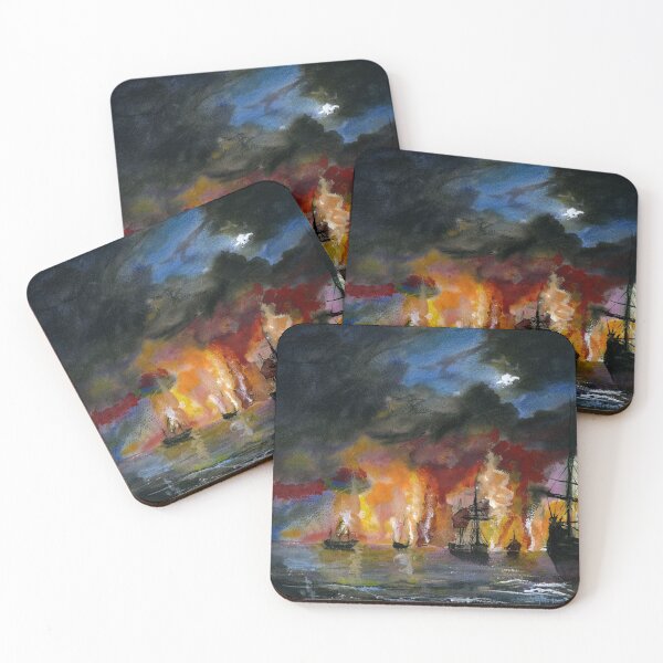 Item preview, The Burning Ships designed and sold by rjpmcmahon.