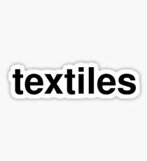 textiles Sticker