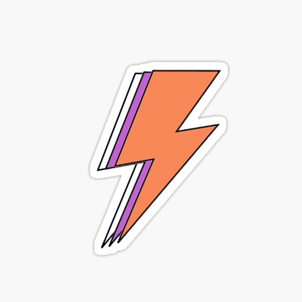Item preview, Clemson 3D Lightning Bolt designed and sold by maddieseminara.