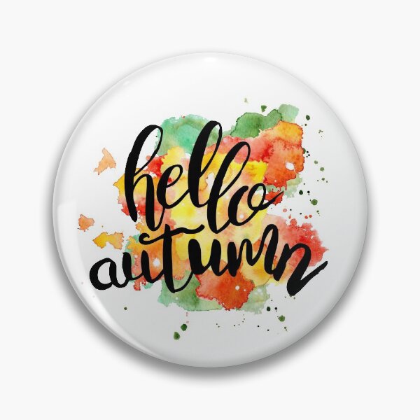Item preview, Hello Autumn - Watercolour Quotes designed and sold by mcaussieb.