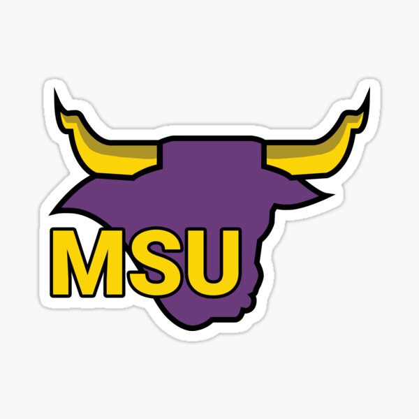 "MSU Mankato Mascot Sticker" Sticker for Sale by DanDoesGraphics