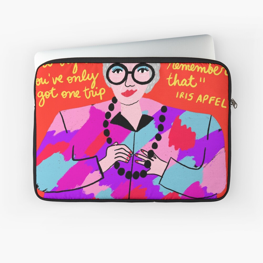 Vista previa del artículo con la obra «Funda para portátil», diseñado y vendido por pleaseenjoythis.