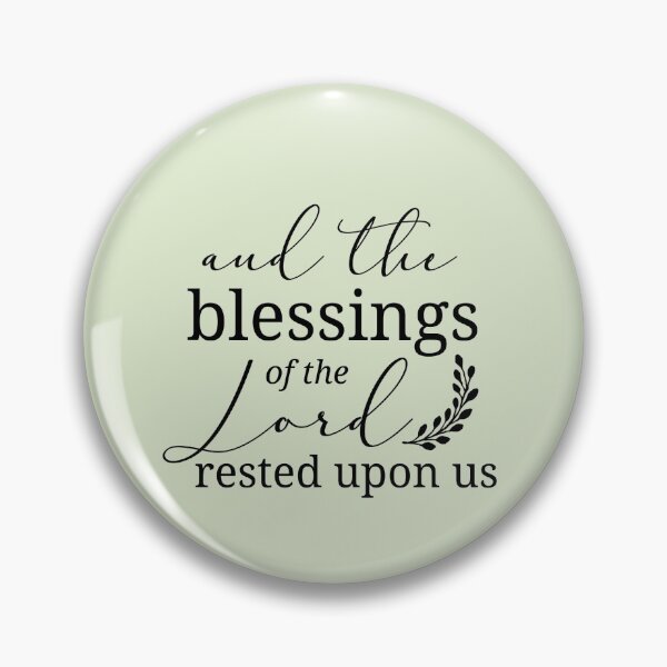 Item preview, And the blessings of the Lord rested upon us - Black & White Quotes designed and sold by mcaussieb.