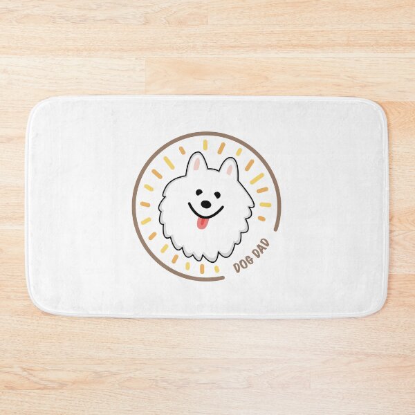 Item preview, Perfect gift for samoyed dog dad. Bright color and lovely simple illustration. designed and sold by hsuanjj.