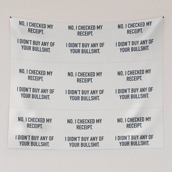 Item preview, NO MORE OF YOUR BULLSHIT. designed and sold by CCCREW.