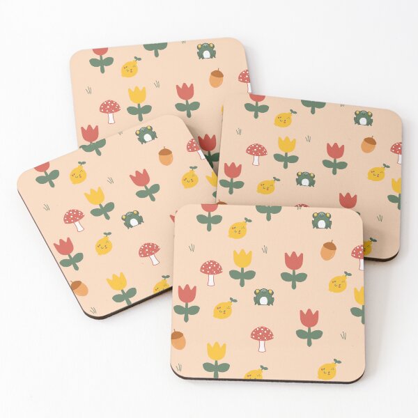 Item preview, Cute Minimalistic Frogs and Flowers designed and sold by itsiveth.