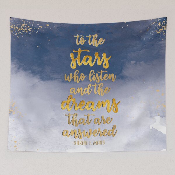 Item preview, acomaf stars quote designed and sold by lovely-lyrics.