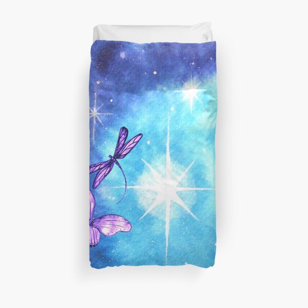 Purple Wings of Hope Duvet Cover