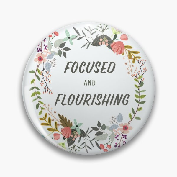 Item preview, Focused and Flourishing  designed and sold by cityinbloom.