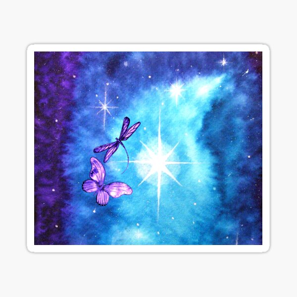 Purple Wings of Hope Sticker