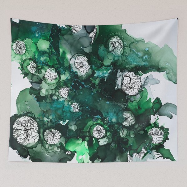Item preview, Green Peaceful Streams designed and sold by Lois Gardiner.