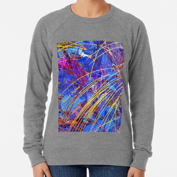 Abstract Fireworks Lightweight Sweatshirt