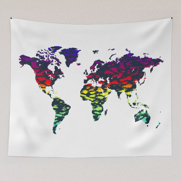 Item preview, Map of the world Art Print designed and sold by jc007.