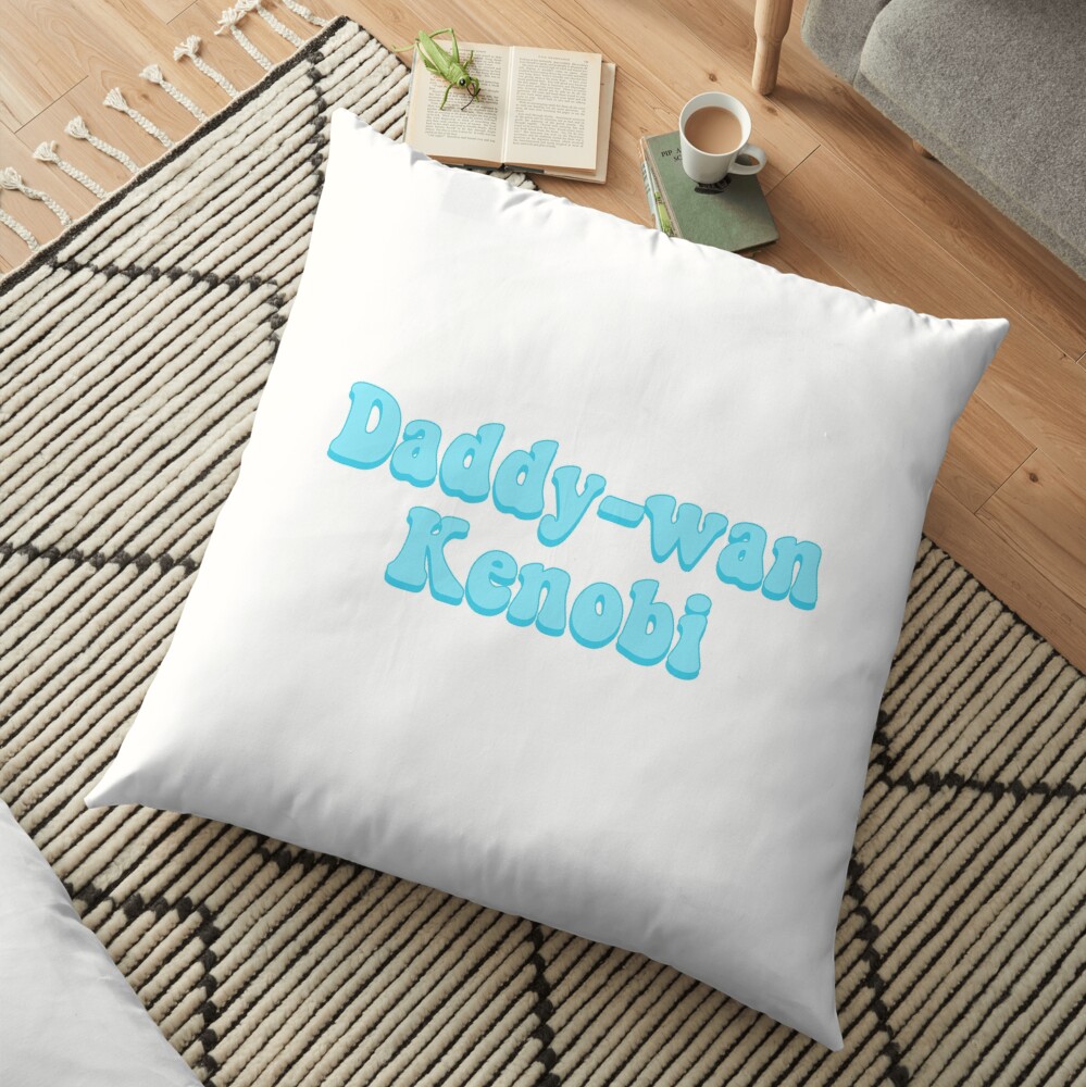 Daddy-wan Kenobi Floor Pillow