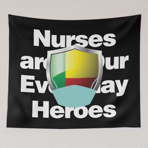 Item preview, Benin Nurses are Everyday Heroes designed and sold by HelloFromAja.