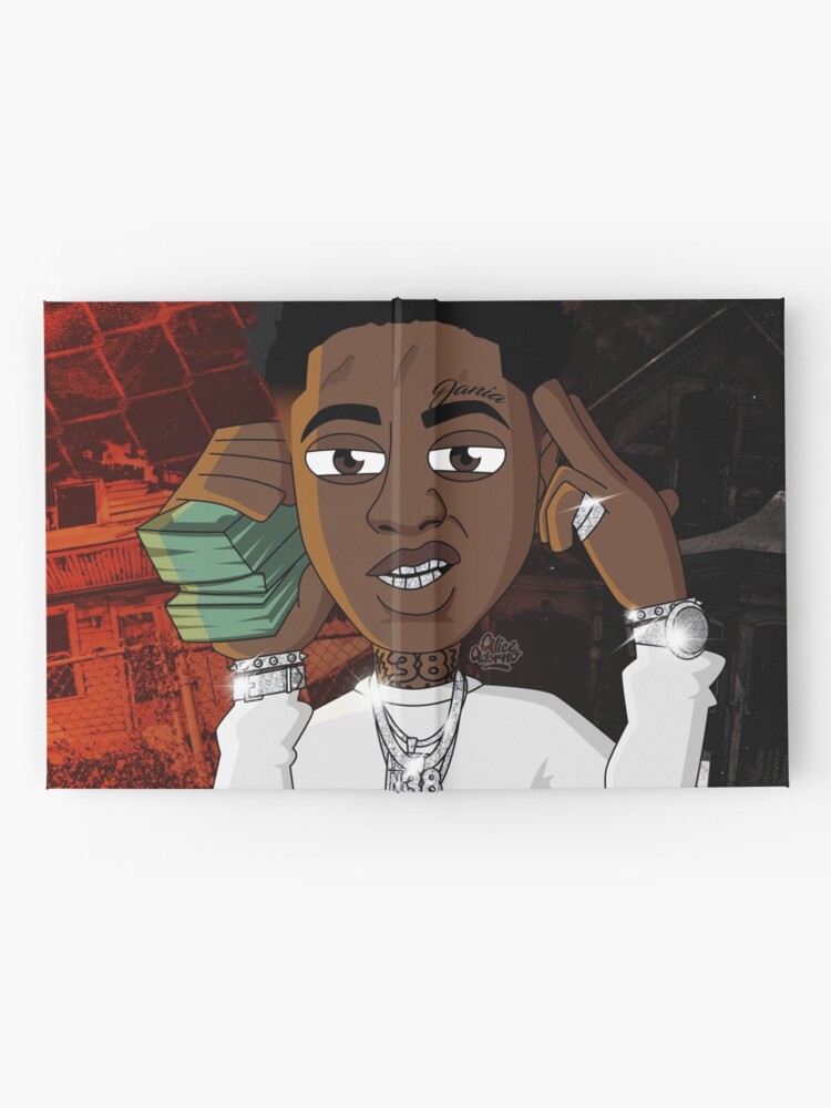 Nba Youngboy Cartoon Hardcover Journal By Stevie703 Redbubble