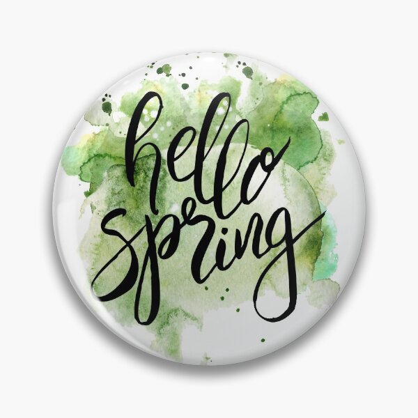 Item preview, Hello Spring - Watercolour Quotes designed and sold by mcaussieb.