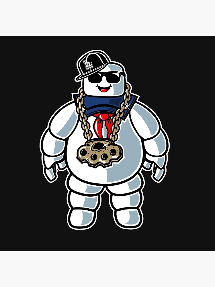 Hip And Cool Marshmallow Man Tote Bag By Kbear1 Redbubble