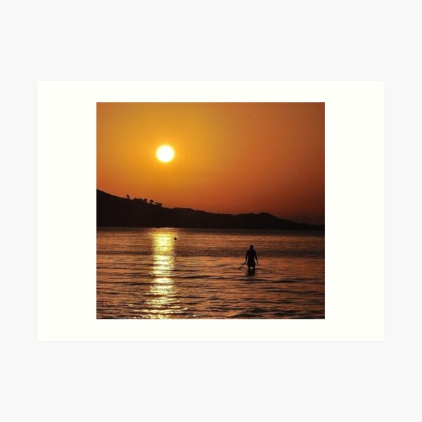 Alcudia, Majorca, 6,25 am Kunstdruck