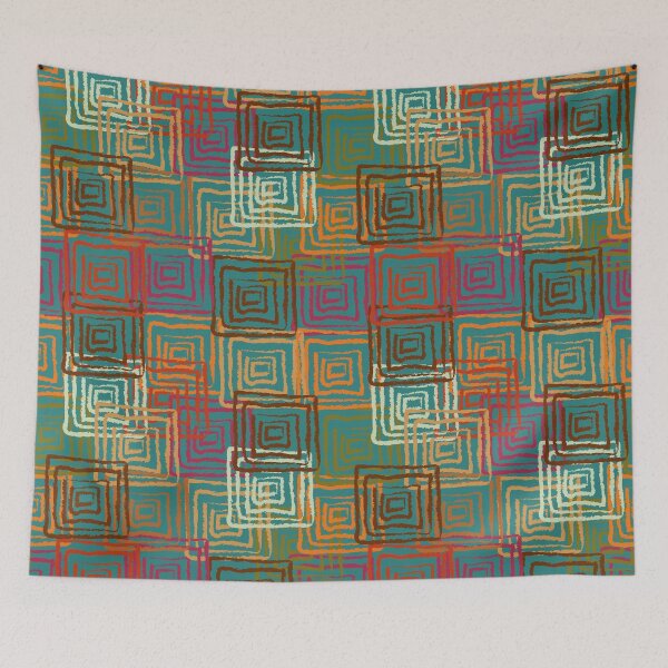 Item preview, Abstract Ethnic - Green Square Club designed and sold by mcaussieb.