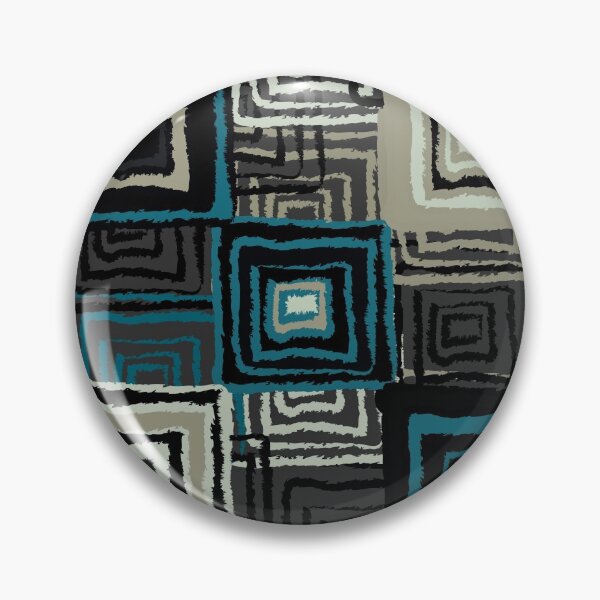 Item preview, Abstract Ethnic - Dark Square Blues designed and sold by mcaussieb.