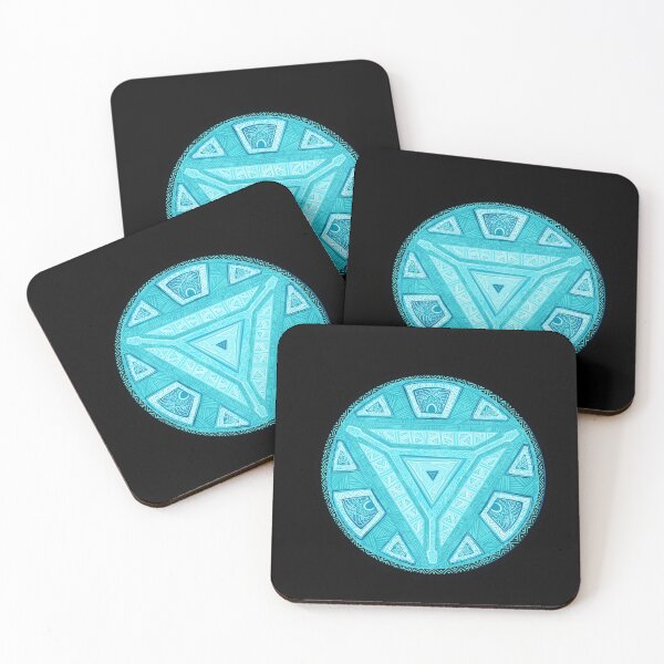 Item preview, Wakandan Style Arc Reactor Blue designed and sold by Gemgrumps.