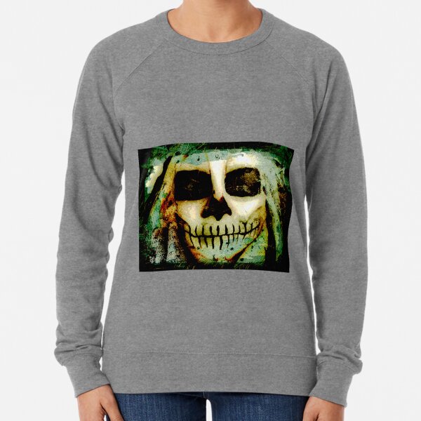 Scary Skull me Lightweight Sweatshirt
