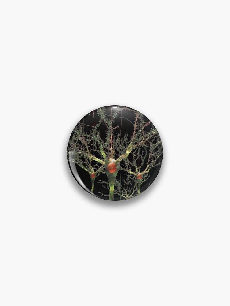Thumbnail 1 von 3, Button, Neuronen oder Gehirnzellen designt und verkauft von Kightleys.