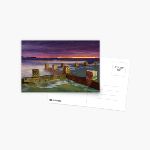 Coogee Beach just before sunrise Postcard