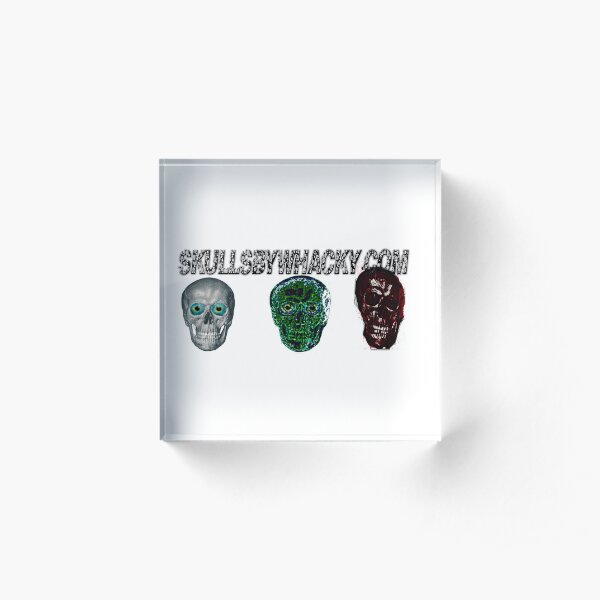 skullsbywhacky.com Acrylic Block