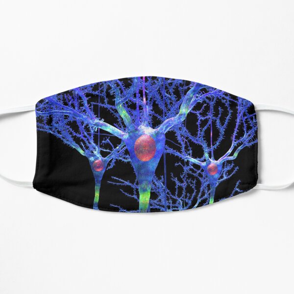 Blue Neurons or Brain Cells Mask