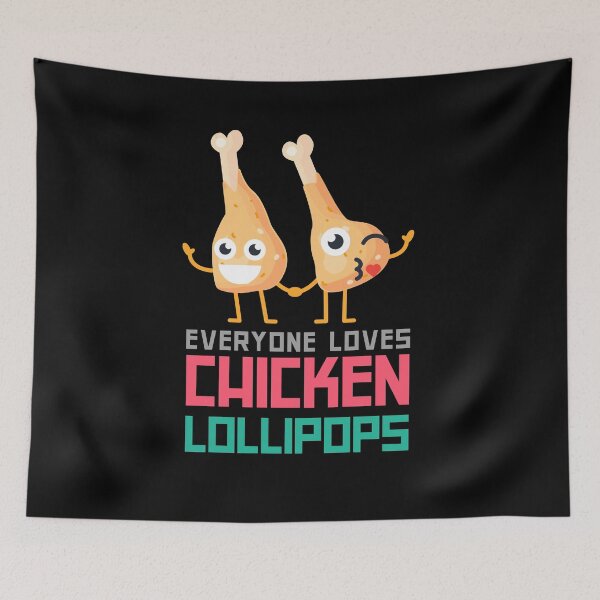 Item preview, Everyone Loves Chicken Lollipops BBQ tee designed and sold by AndApArt.