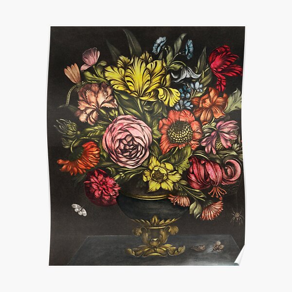 Fine Art PrintPoster Waterloos Vase with Flowers J