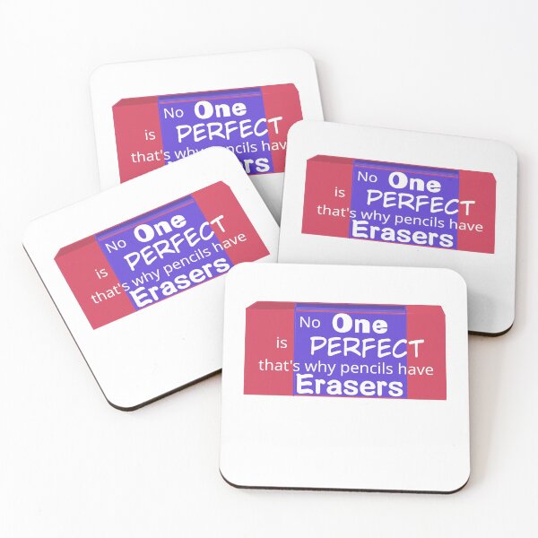 Item preview, No One is perfect that's why pencils have erasers- Quotes designed and sold by VtheArtist.