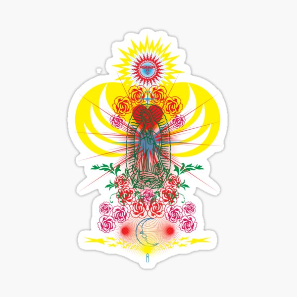 My Virgen ("virgen" Spanish for Virgin) Sticker