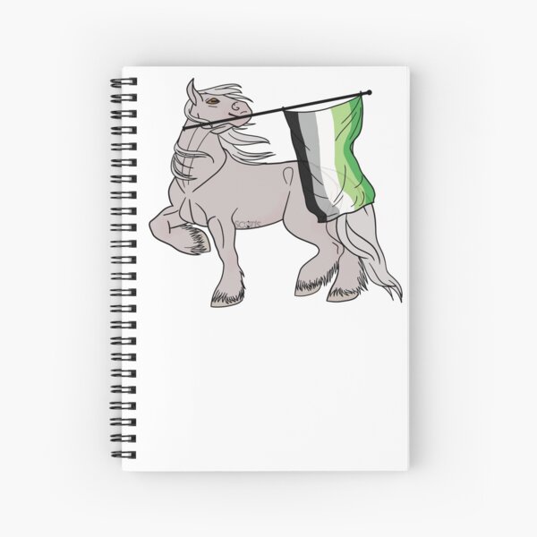 Aperçu de l'œuvre Aromantic flag (white draft) [Queer horse] créée et vendue par ScotisFr.