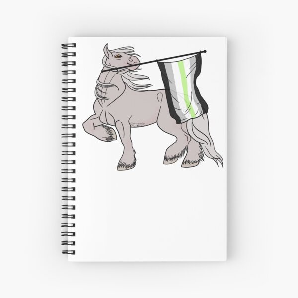 Aperçu de l'œuvre Agender flag (white draft) [Queer horse] créée et vendue par ScotisFr.