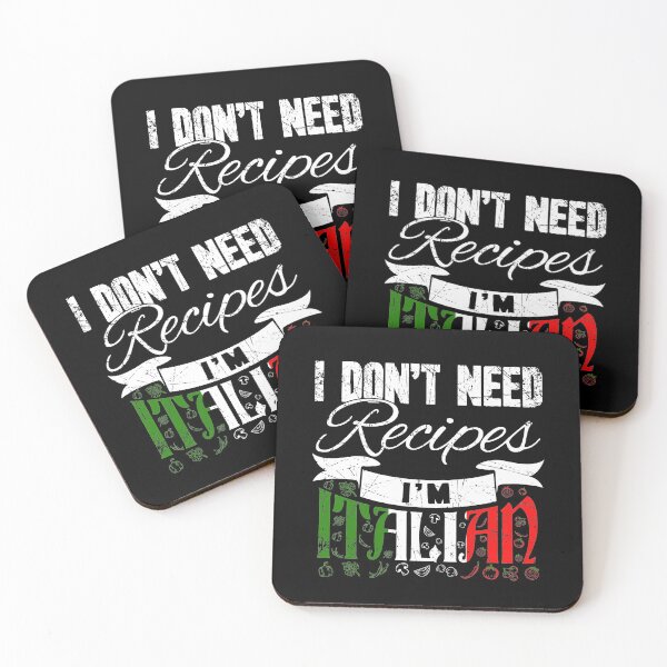 Item preview, I Don't Need Recipes I'm Italian Chef designed and sold by Captain Mood.