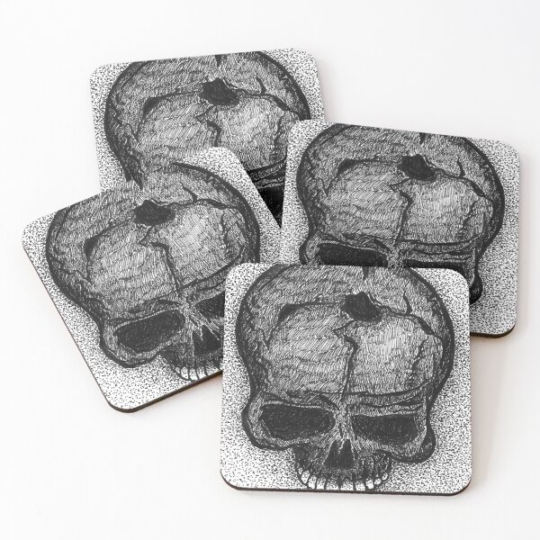 Item preview, Skull head with hand drawn style designed and sold by Dzulhan.