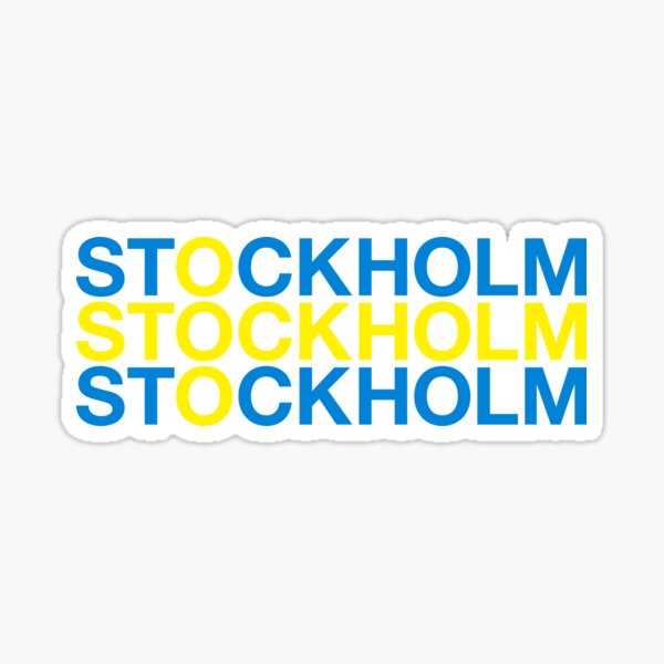 Item preview, STOCKHOLM Swedish Flag Sverige Sweden designed and sold by eyesblau.