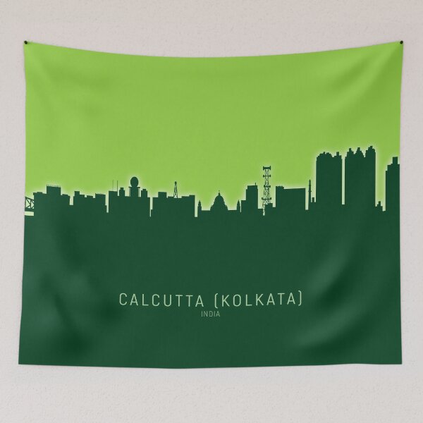 Item preview, Kolkata (Calcutta) India Skyline designed and sold by ArtPrints.