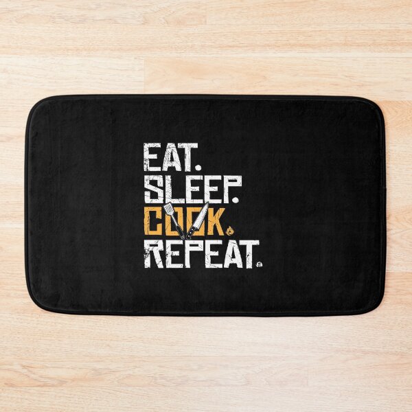 Item preview, Eat Sleep Cook Repeat designed and sold by Captain Mood.