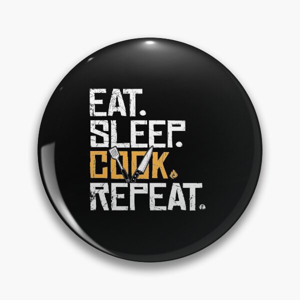 Item preview, Eat Sleep Cook Repeat designed and sold by Captain Mood.
