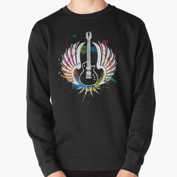 Artikel-Vorschau von Rock Musik Flügel Gitarre, designt und verkauft von bestshirtdesign.