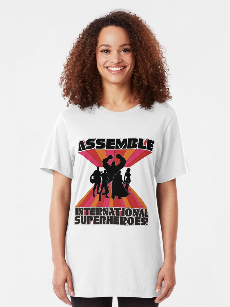 superheroes birthday shirt