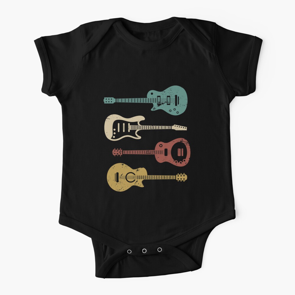 Retro guitar Baby One-Piece