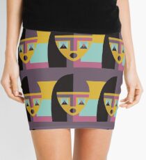 Geometric model Mini Skirt