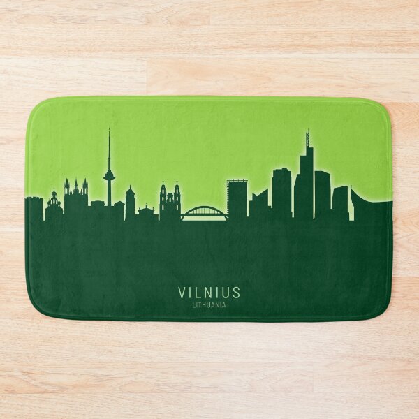 Item preview, Vilnius Lithuania Skyline designed and sold by ArtPrints.