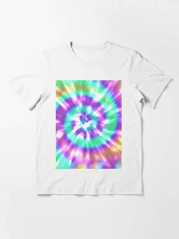 Rainbow Tie Dye Aesthetic Pink Purple Blue Teal Yellow Orange T Shirt By The Goods Redbubble