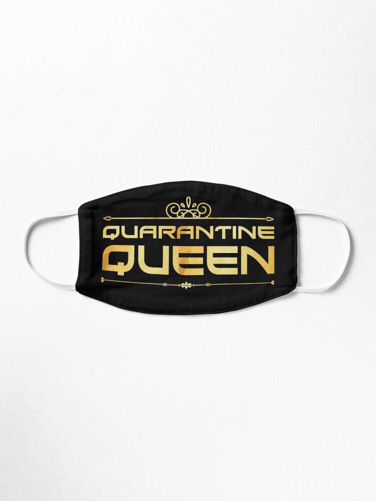 Reusable Face Mask Cute Quarantine Queen Golden Style Cute Facemask For Women Mask By Moubishop Redbubble - golden jordans with golden belt roblox